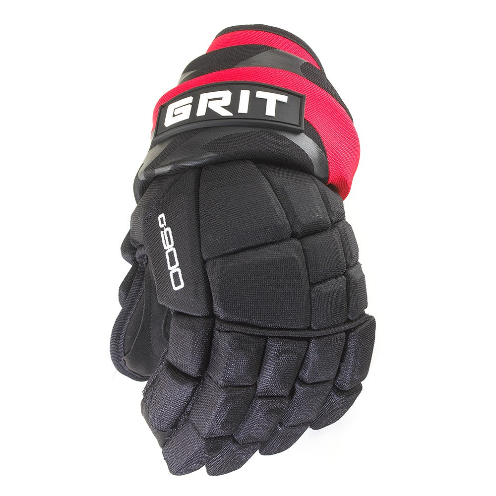 Grit Python G900 - Gant de hockey pour femme (noir/rouge)